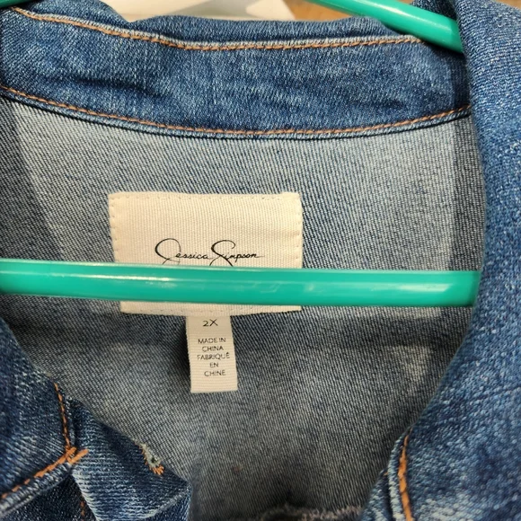 Jessica Simpson Jean Jacket - Picture 2 of 7
